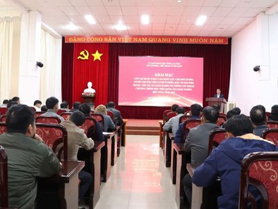 Lai Châu: Nâng cao năng lực tuyên truyền viên cơ sở về giảm nghèo bền vững