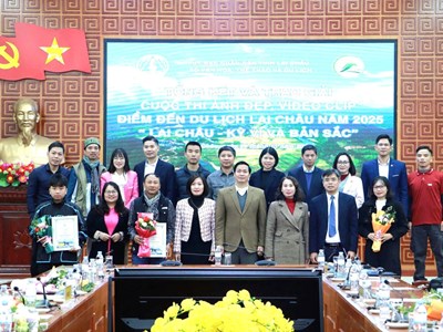 34 tác phẩm đoạt giải Cuộc thi ảnh đẹp, video clip điểm đến du lịch Lai Châu 2025