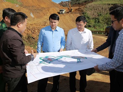 Đẩy nhanh tiến độ xây dựng trạm kiểm soát Cửa khẩu quốc tế Lóng Sập
