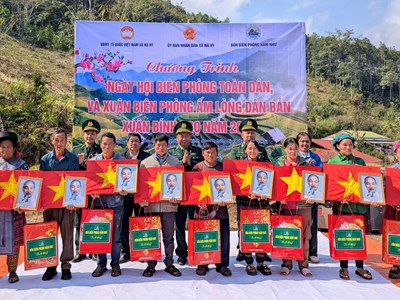 “Xuân Biên phòng - Ấm lòng dân bản” nơi biên cương Nà Hỳ