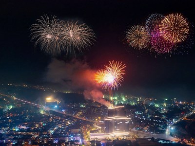 Lào Cai bắn pháo hoa tại 11 điểm đêm giao thừa Tết Bính Ngọ 2026