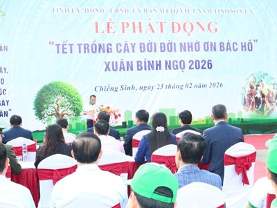 Sơn La phát động “Tết trồng cây đời đời nhớ ơn Bác Hồ”