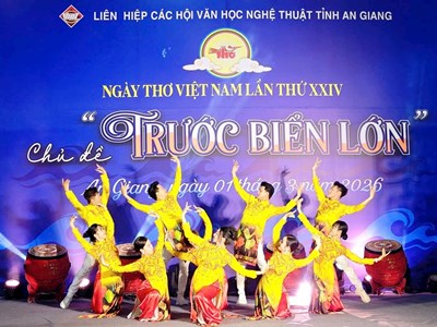 An Giang tổ chức ngày thơ Việt Nam và trao giải cuộc thi thơ, ca khúc