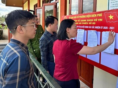 Đảm bảo chu đáo các điều kiện phục vụ công tác bầu cử