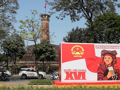 Hà Nội trang hoàng rực rỡ, sẵn sàng cho Ngày hội non sông