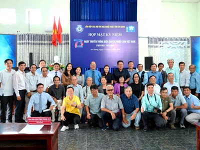 An Giang kỷ niệm 73 năm Ngày truyền thống Điện ảnh - Nhiếp ảnh Việt Nam