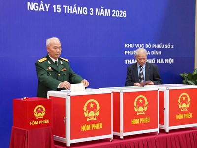 Hà Nội vận hành thử quy trình bầu cử tại phường Ba Đình