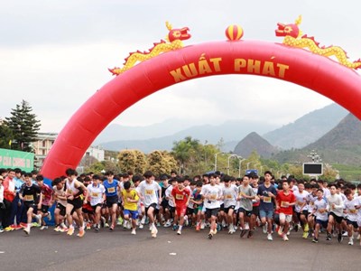 Ngày chạy Olympic vì sức khỏe toàn dân Lai Châu sẽ diễn ra vào ngày 22.3