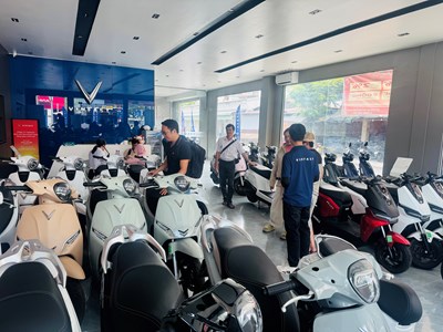 Nhu cầu mua xe máy điện ở Rạch Giá tăng mạnh