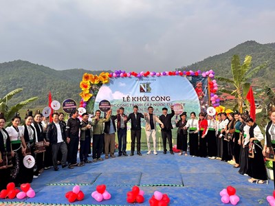 Xây dựng 5 công trình cấp nước sinh hoạt tặng người dân xã vùng cao Chiềng Sinh