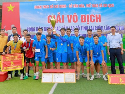  Bế mạc Giải vô địch bóng đá 7 người các CLB Lai Châu lần thứ VIII 
