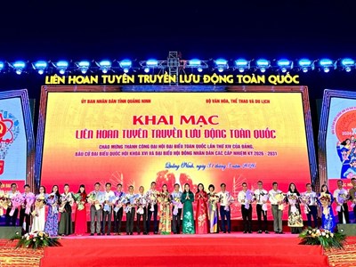 Âm vang Đại hội Đảng và bầu cử lan tỏa từ Liên hoan tuyên truyền