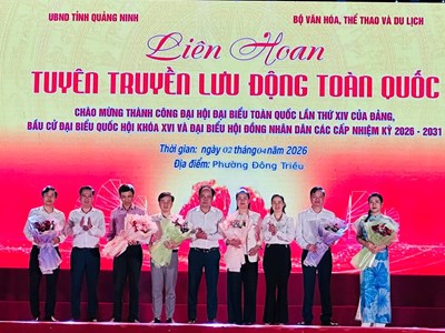 Lạng Sơn đạt nhiều thành tích tại Liên hoan Tuyên truyền lưu động toàn quốc 2026