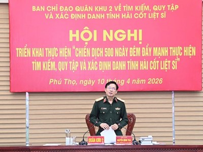 Phấn đấu hoàn thành lấy mẫu hài cốt liệt sĩ đối với trên 11.700 phần mộ liệt sĩ