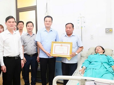 Biểu dương một phụ nữ dũng cảm cứu người trong dông lốc