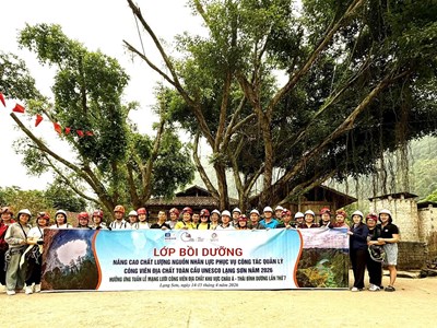 Nâng cao năng lực quản lý Công viên địa chất toàn cầu UNESCO Lạng Sơn