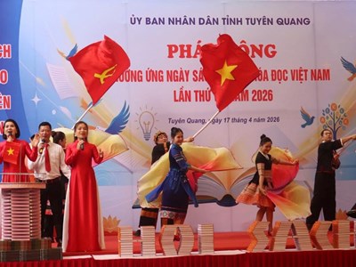 Tuyên Quang khai mạc Ngày Sách và Văn hóa đọc Việt Nam 2026