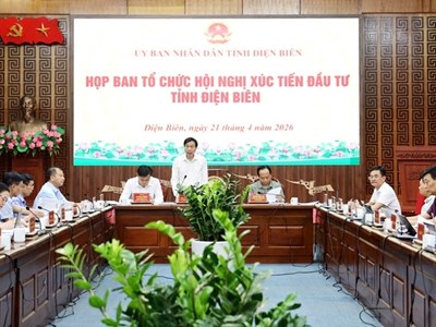 Điện Biên sẽ tổ chức Hội nghị xúc tiến đầu tư vào ngày 10 và 11.5