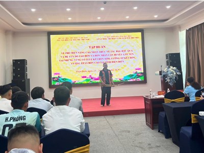 Tập huấn về tác hại của tảo hôn, hôn nhân cận huyết cho đồng bào DTTS