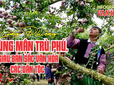 (Infographic) Lóng Phiêng - vùng mận trù phú, giàu bản sắc văn hóa các dân tộc