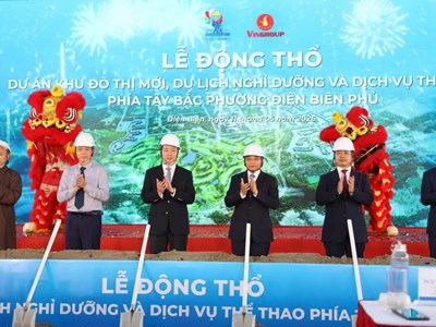 Động thổ dự án hơn 23.660 tỉ đồng phía Tây Bắc phường Điện Biên Phủ