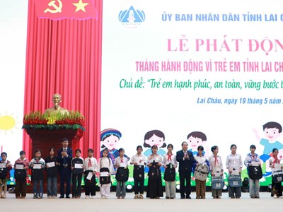 Lai Châu phát động Tháng hành động vì trẻ em năm 2026