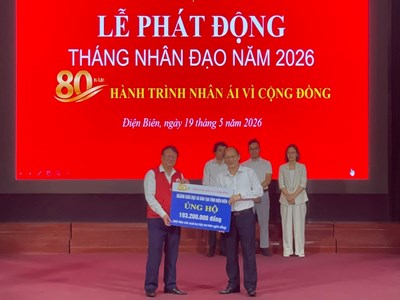 Điện Biên phát động Tháng nhân đạo năm 2026