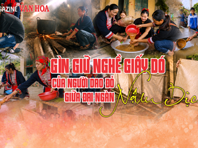 (Emagazine) Gìn giữ nghề giấy dó của người Dao đỏ giữa đại ngàn Nậm Dịch