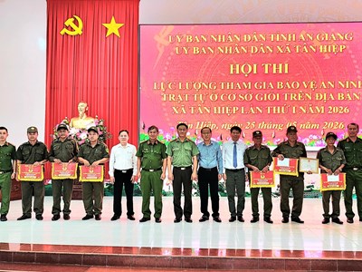  Gần 100 thí sinh xã Tân Hiệp tham gia Hội thi lực lượng bảo vệ ANTT cơ sở