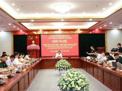 Sơn La đẩy mạnh tìm kiếm quy tập và xác định danh tính hài cốt liệt sĩ ​