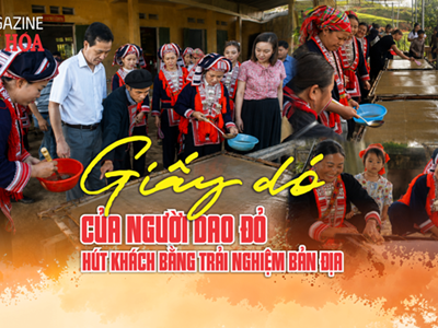 (Emagazine) Giấy dó của người Dao đỏ hút khách bằng trải nghiệm bản địa