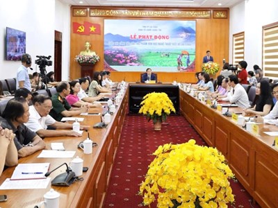Phát động Cuộc thi sáng tác các tác phẩm văn học nghệ thuật viết về Lai Châu 
