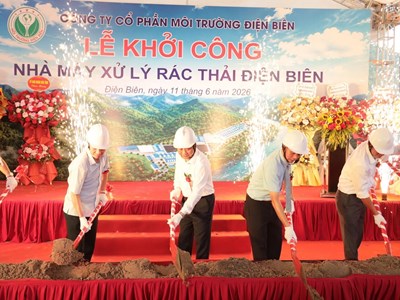 Điện Biên khởi công nhà máy xử lý rác thải hiện đại trị giá 237,5 tỉ đồng