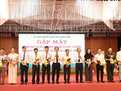 UBND tỉnh Điện Biên gặp mặt kỉ niệm 101 năm Ngày Báo chí Cách mạng Việt Nam