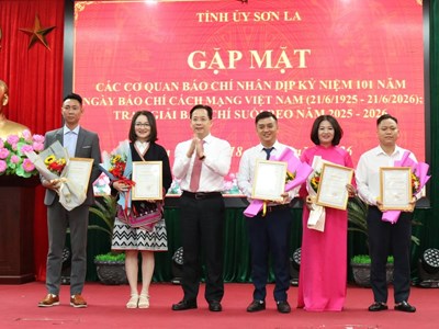Sơn La gặp mặt các cơ quan báo chí nhân kỉ niệm 101 năm Ngày Báo chí Cách mạng Việt Nam ​