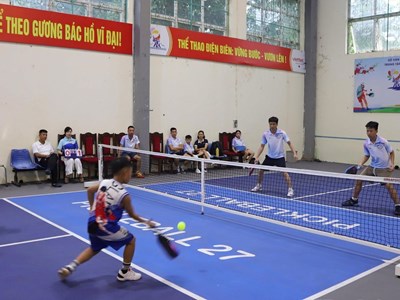 200 VĐV tham gia Giải Pickleball Gia đình tỉnh Điện Biên năm 2026