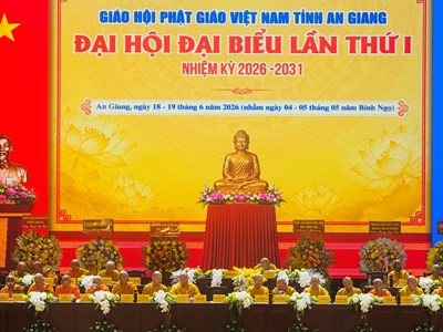 Đại hội đại biểu Phật giáo tỉnh An Giang lần thứ I, nhiệm kỳ 2026-2031
