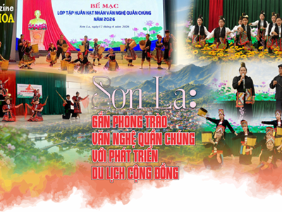 Sơn La: Gắn phong trào văn nghệ quần chúng với phát triển du lịch cộng đồng  