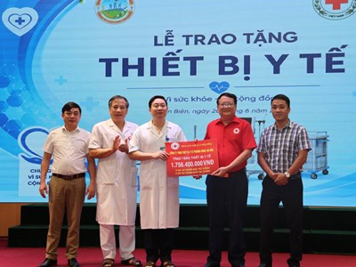 Điện Biên tiếp nhận thiết bị y tế hiện đại trị giá hơn 2,8 tỉ đồng