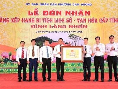 Công bố đình Làng Nhớn là di tích lịch sử - văn hóa của tỉnh Lào Cai