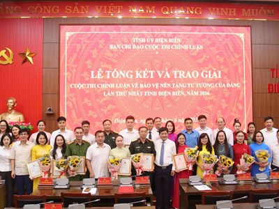 28 tác phẩm đạt giải Cuộc thi chính luận bảo vệ nền tảng tư tưởng của Đảng 