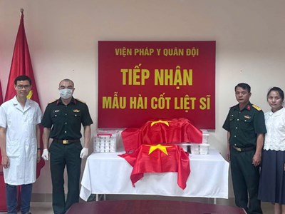 Điện Biên bàn giao 388 mẫu hài cốt liệt sĩ phục vụ giám định ADN