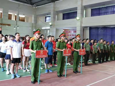 Hơn 200 VĐV tham dự Hội thao 80 năm Ngày truyền thống lực lượng An ninh nhân dân