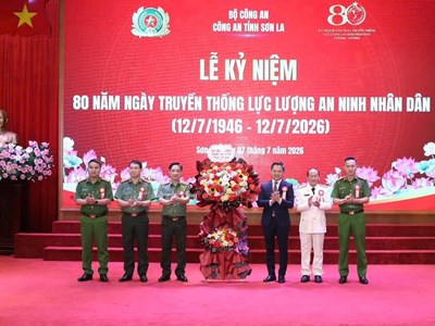 Công an Sơn La kỷ niệm 80 năm Ngày truyền thống lực lượng An ninh nhân dân
