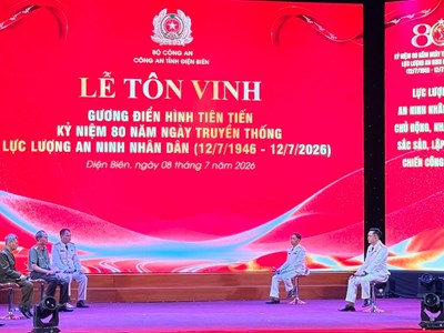  Công an Điện Biên kỷ niệm 80 năm Ngày truyền thống lực lượng An ninh nhân dân