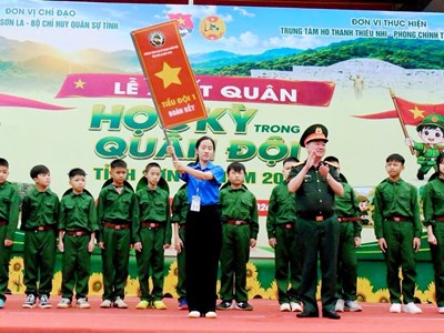 140 “chiến sĩ nhí” Sơn La tham gia rèn luyện trong môi trường quân đội