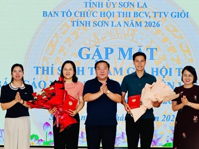Sơn La có 2 thí sinh dự Hội thi Báo cáo viên, tuyên truyền viên giỏi khu vực I năm 2026