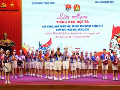 Bế mạc Liên hoan 'Tiếng kèn Đội ta' khu vực phía Bắc