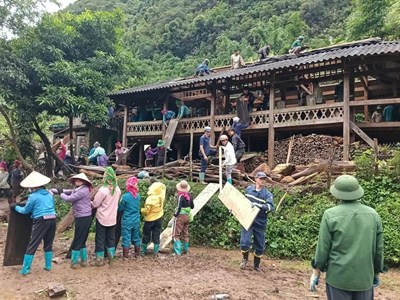 Sơn La khẩn trương khắc phục hậu quả mưa lũ, sớm ổn định đời sống nhân dân