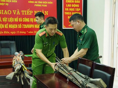 Điện Biên thu giữ, vận động giao nộp hơn 700 khẩu súng, công cụ hỗ trợ